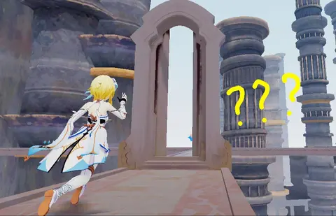 把原神的门做成原神跑酷，大家看看够不够正版