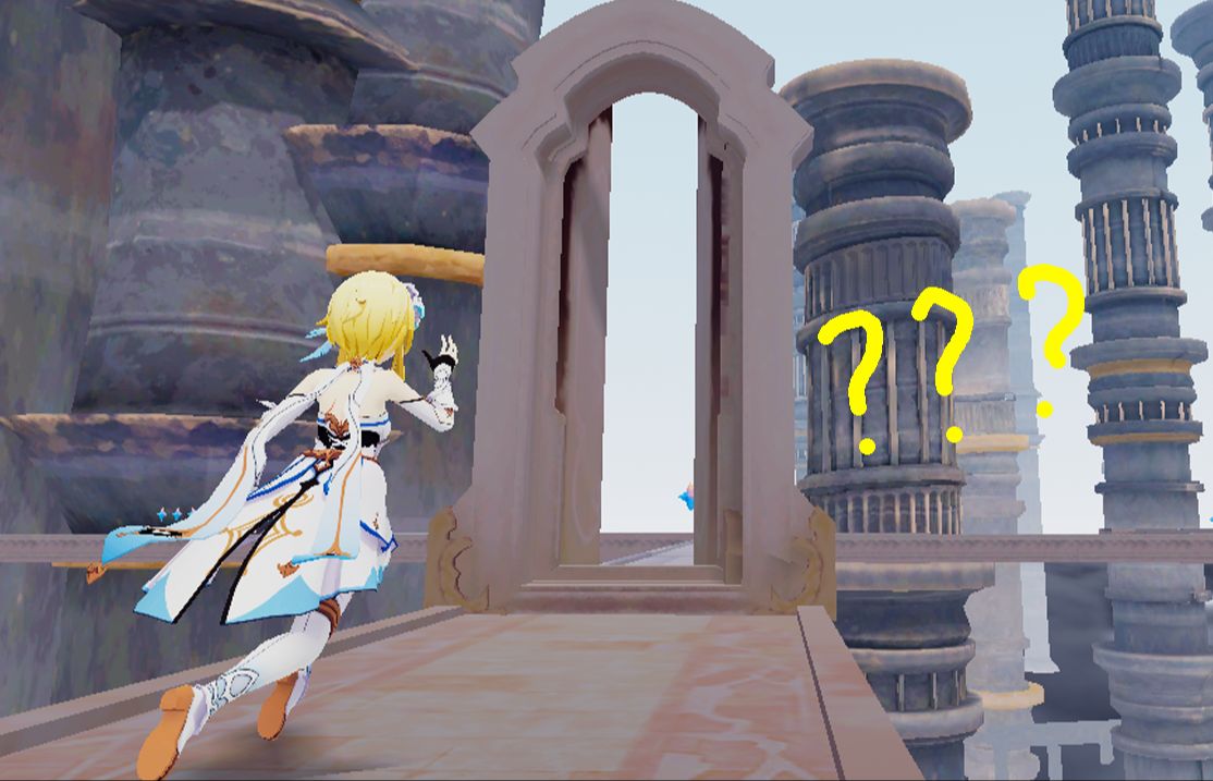 把原神的门做成原神跑酷，大家看看够不够正版 截图 1
